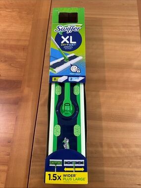 Swiffer XL Dry Wet Sweeping Kit Sweeper Cleaning Dry Cloths Wet Cloths